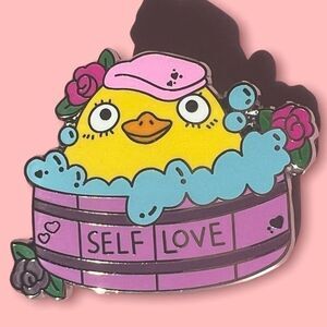 Spirited Away Duckie Self Love Enamel Pin